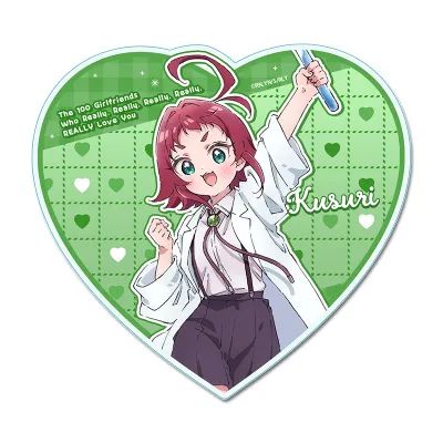 君のことが大大大大大好きな100人の彼女 ハートアクリルコースター【薬膳楠莉】