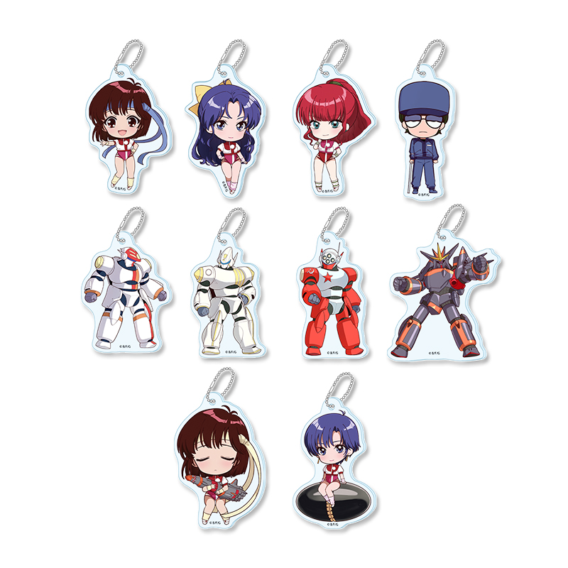 トップをねらえ！ ぷちちょこ トレーディングアクリルキーホルダー 1BOX入数：10 2