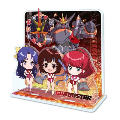 トップをねらえ！ ぷちちょこ ミニアクリル置時計