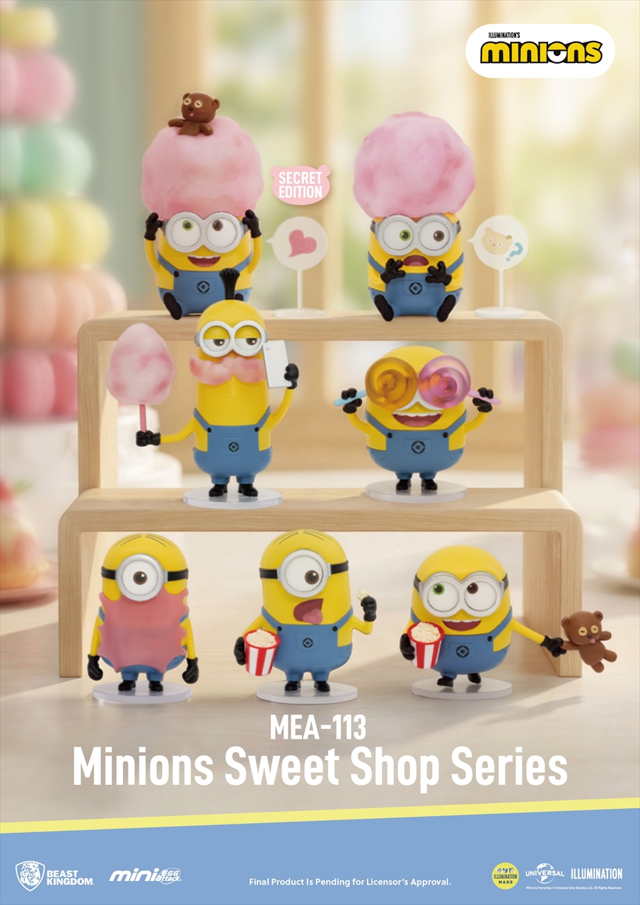 MEA-113 ミニオンズ スイーツショップ シリーズ ブラインドボックスセット 1BOX入数：6
