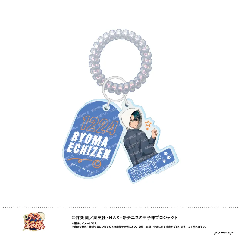 新テニスの王子様 ロッカーキー風キーホルダー -リョーマとリョーガ-(A 越前リョーマ)