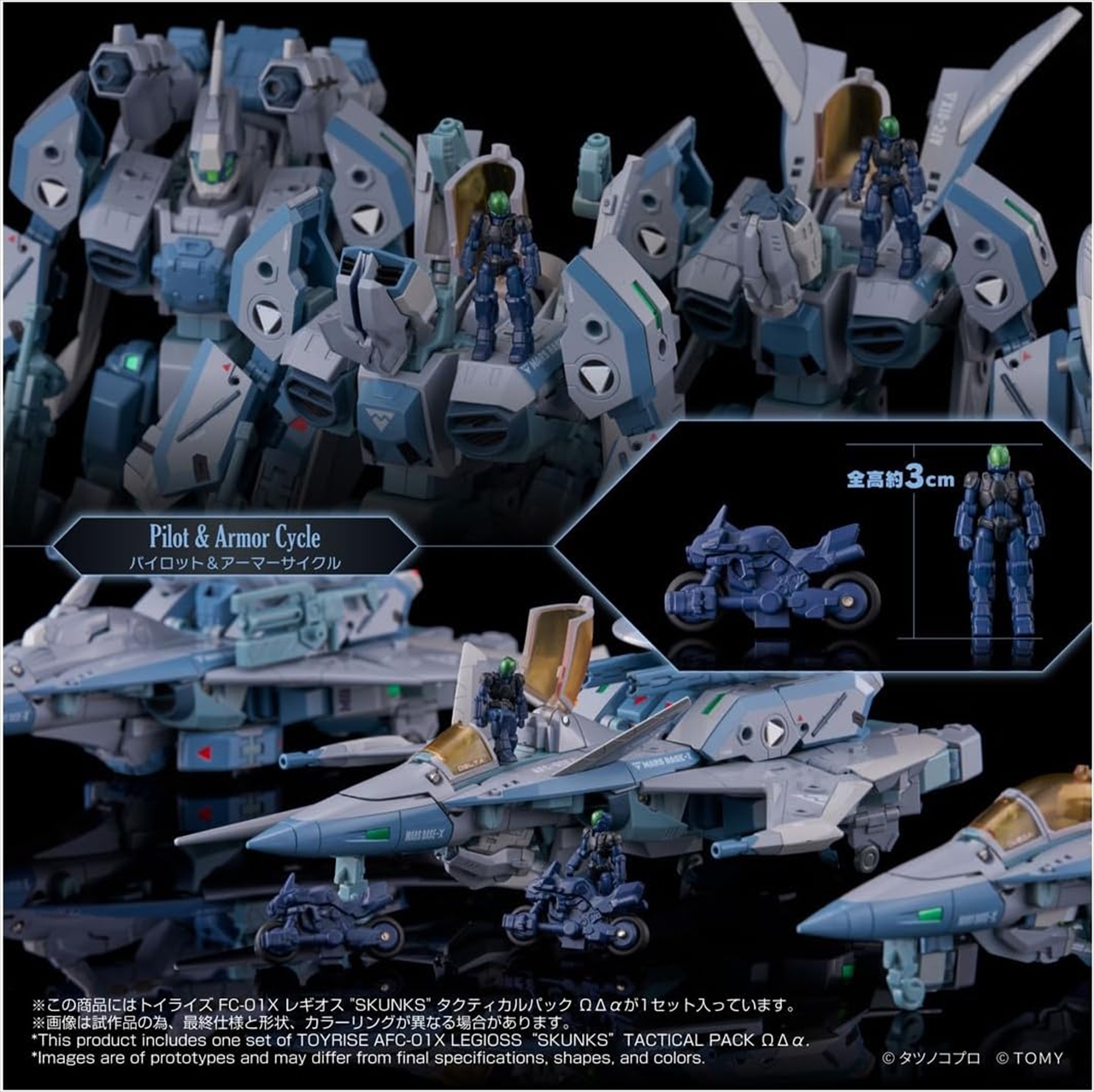トイライズ AFC-01X レギオス“SKUNKs” タクティカルパック ΩΔα 3