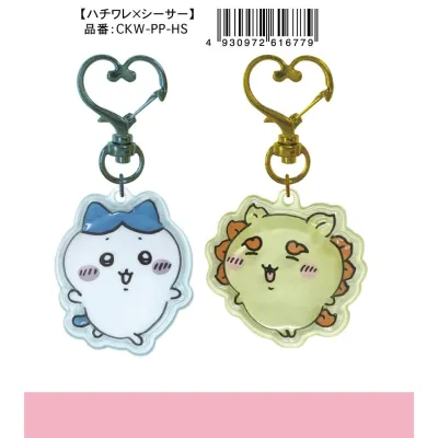 ちいかわ ぷっくりったいペアキーホルダー ハチワレ×シーサー