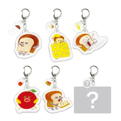 パンどろぼう アクリルキーホルダー3 1BOX6入※POPUP ストア