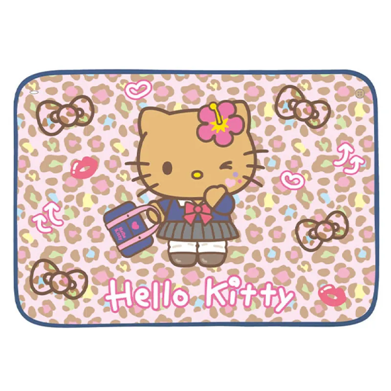 ハローキティ ふわふわブランケット(ボタン付き) ピンク※POPUP ストア
