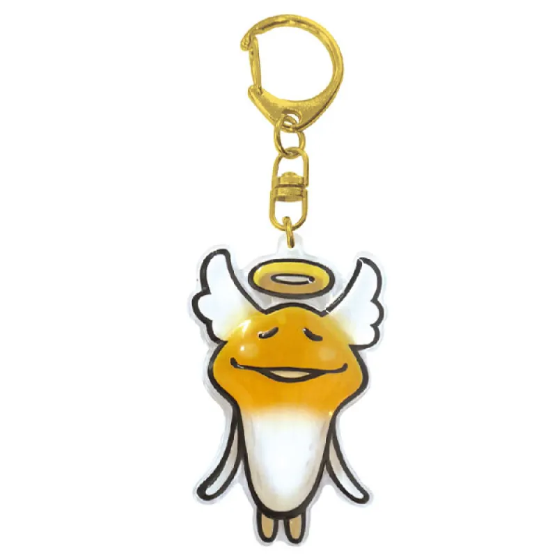 おさわり探偵 なめこ栽培キット ぷっくりったいキーホルダー 天使なめこ