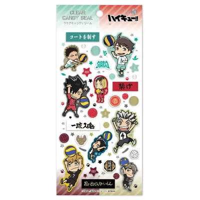 ハイキュー!! クリアキャンディシール  青葉城西/音駒/梟谷学園/稲荷崎