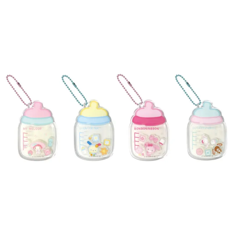 サンリオキャラクターズ(うさぎベビーシリーズ) シャカシャカアクリルキーホルダー 1BOX4入