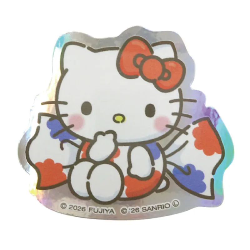 PEKO×サンリオキャラクターズ ステッカー ハローキティ