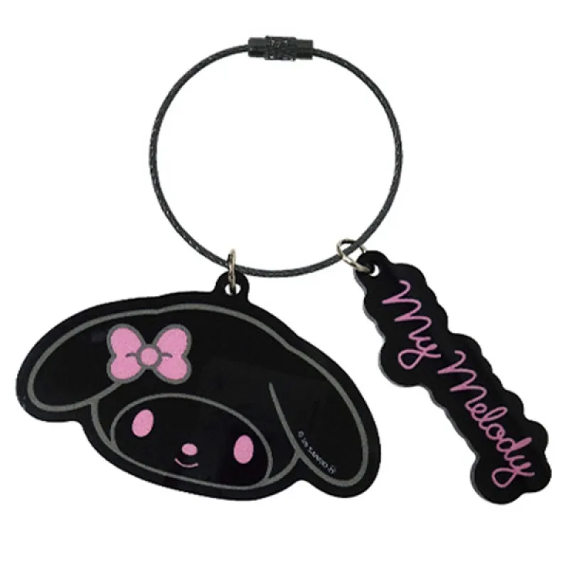 サンリオキャラクターズ(ブラックビビッドシリーズ) アクリルキーホルダー マイメロディ