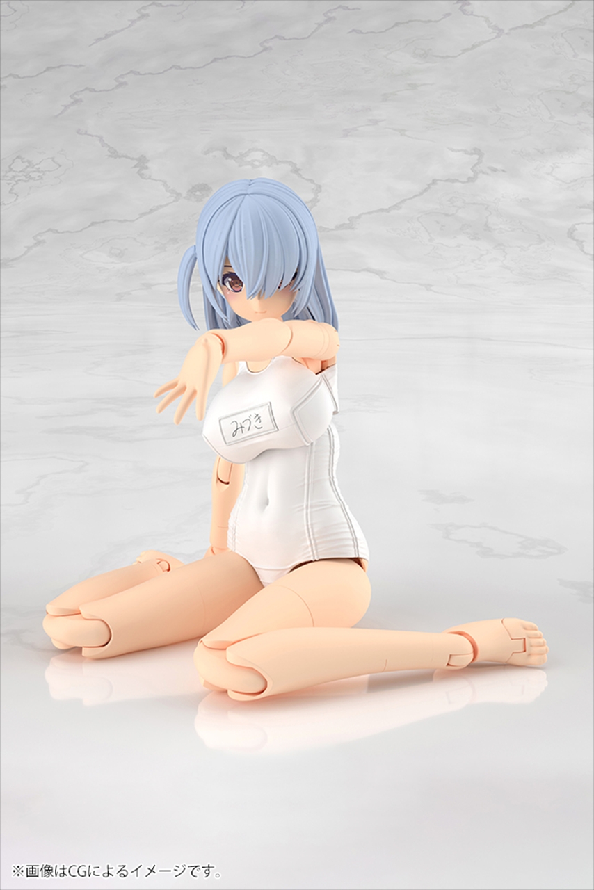 フレームアームズ・ガール ミヅキ School Swimsuits ホワイトVer. 4