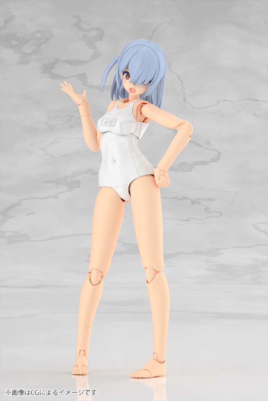 フレームアームズ・ガール ミヅキ School Swimsuits ホワイトVer. 6