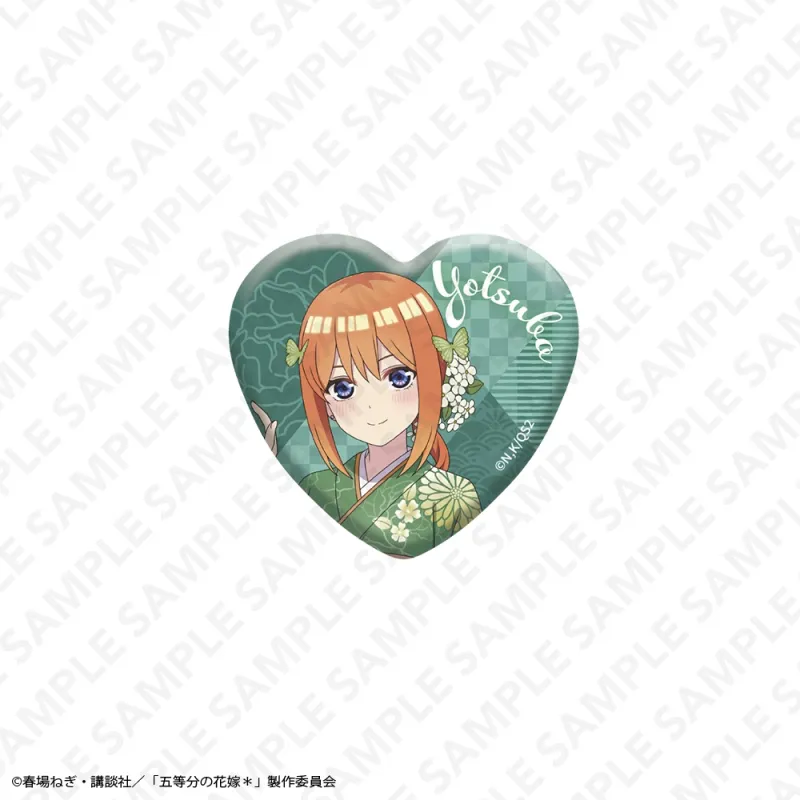 オーロラハート型缶バッジ 中野四葉