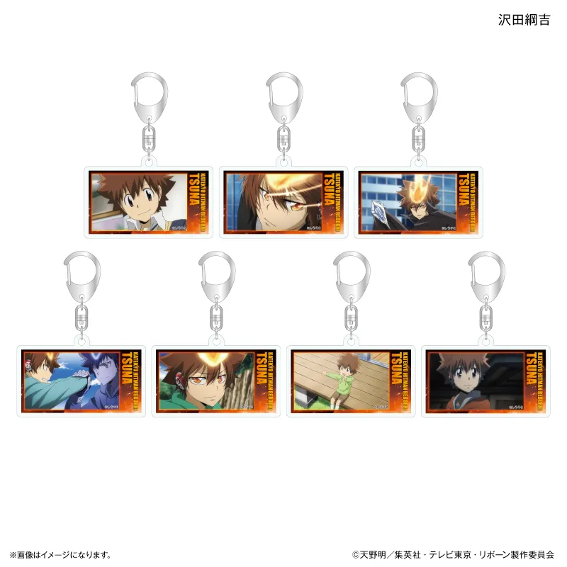家庭教師ヒットマンREBORN!だけキー沢田綱吉だけトレーディングアクリルキーホルダー【全7種】（BOX）