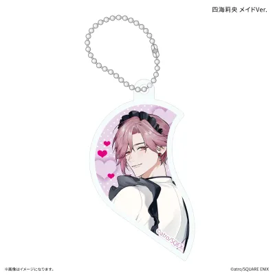 「校内恋愛したらクビ」 ハートリンクアクリルキーホルダー 四海莉央 メイドVer.