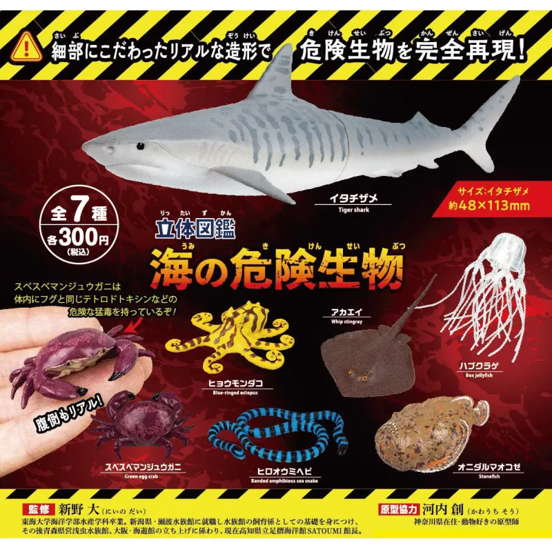 カプセル立体図鑑 海の危険生物