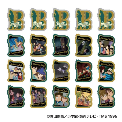 探偵バッジ型ステッカー