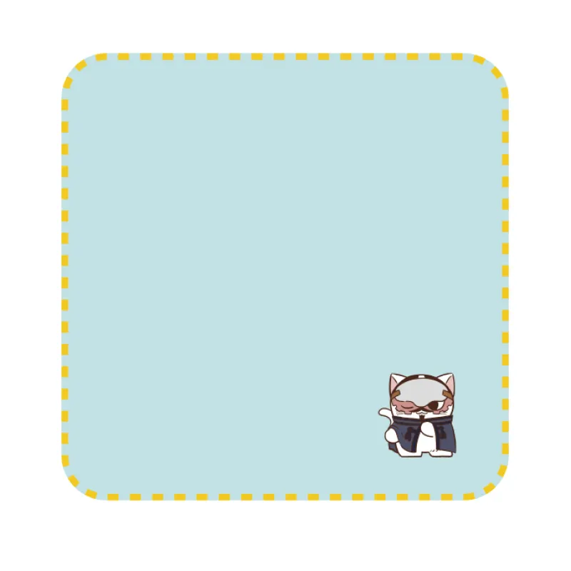 どうぶつフォーゼ-はらっぱ- タオルハンカチ4.鶴見中尉