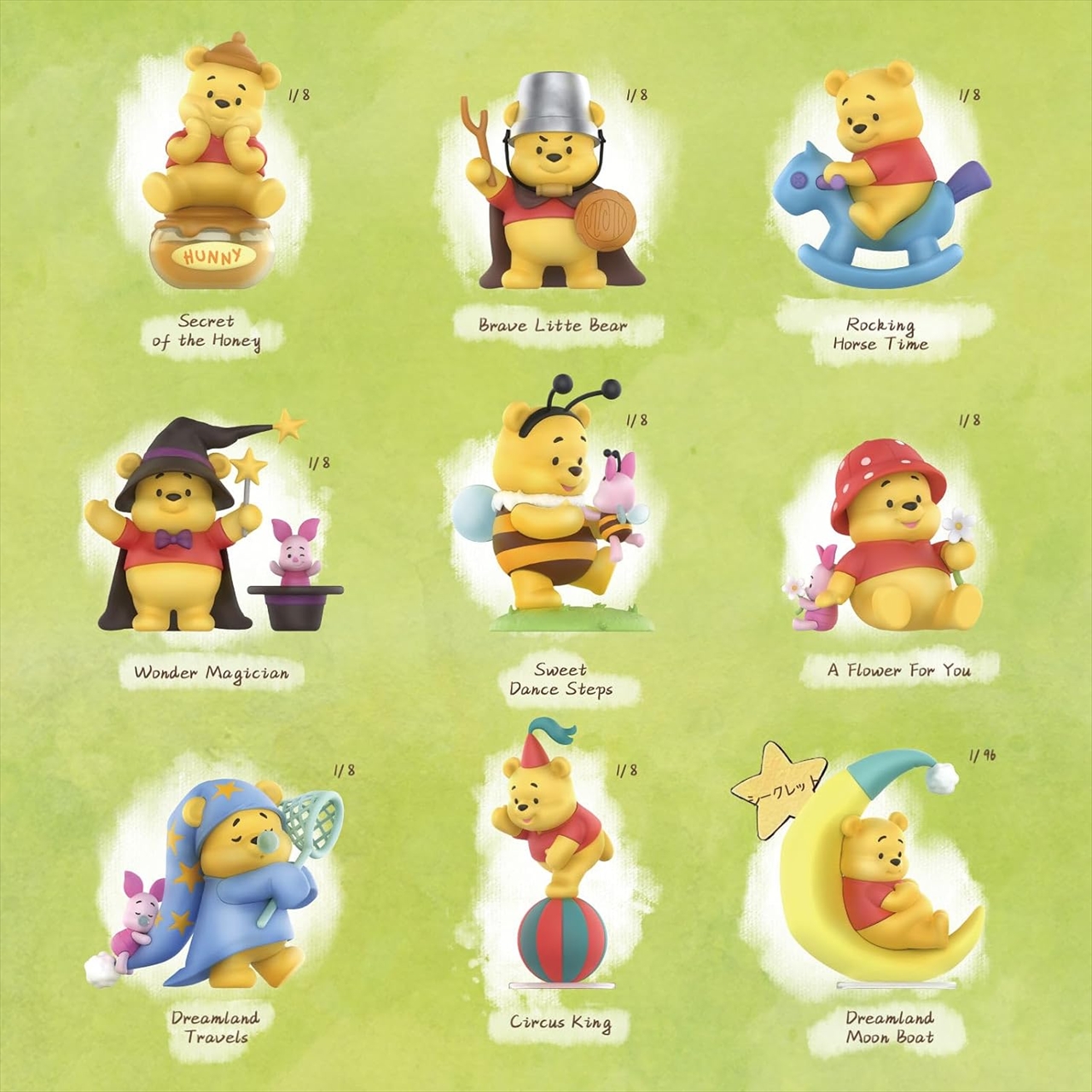 52TOYS BLINDBOX プーさんのフェアリーテイルワールド 1BOX入数：8 2
