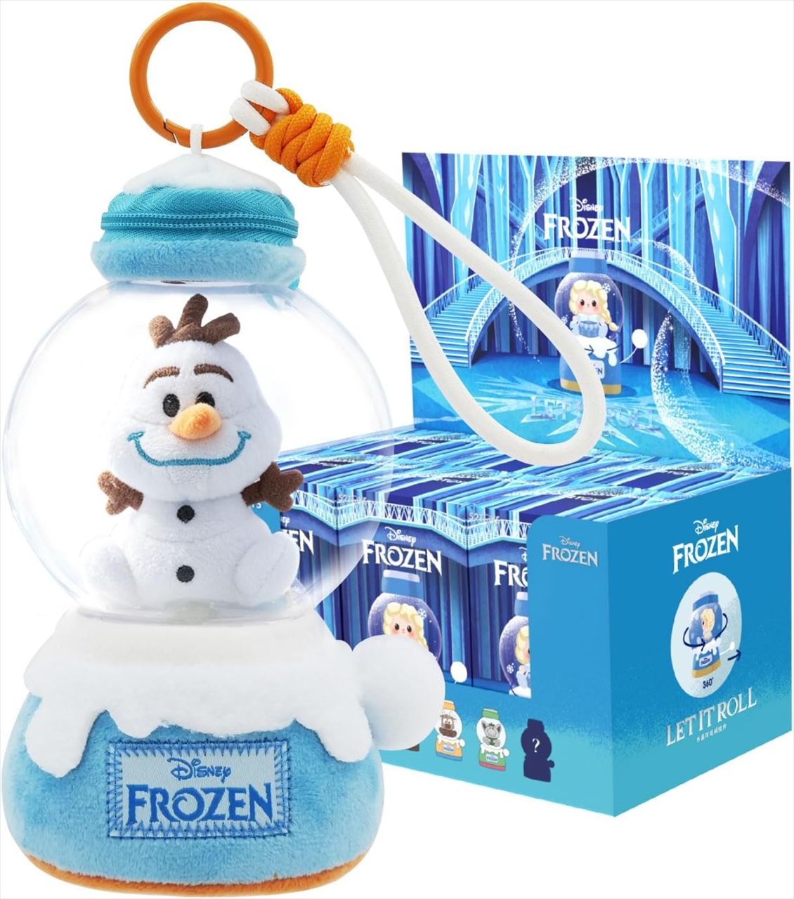52TOYS BLINDBOX アナと雪の女王 レット・イット・ロール ぬいぐるみストラップ 1BOX入数：6