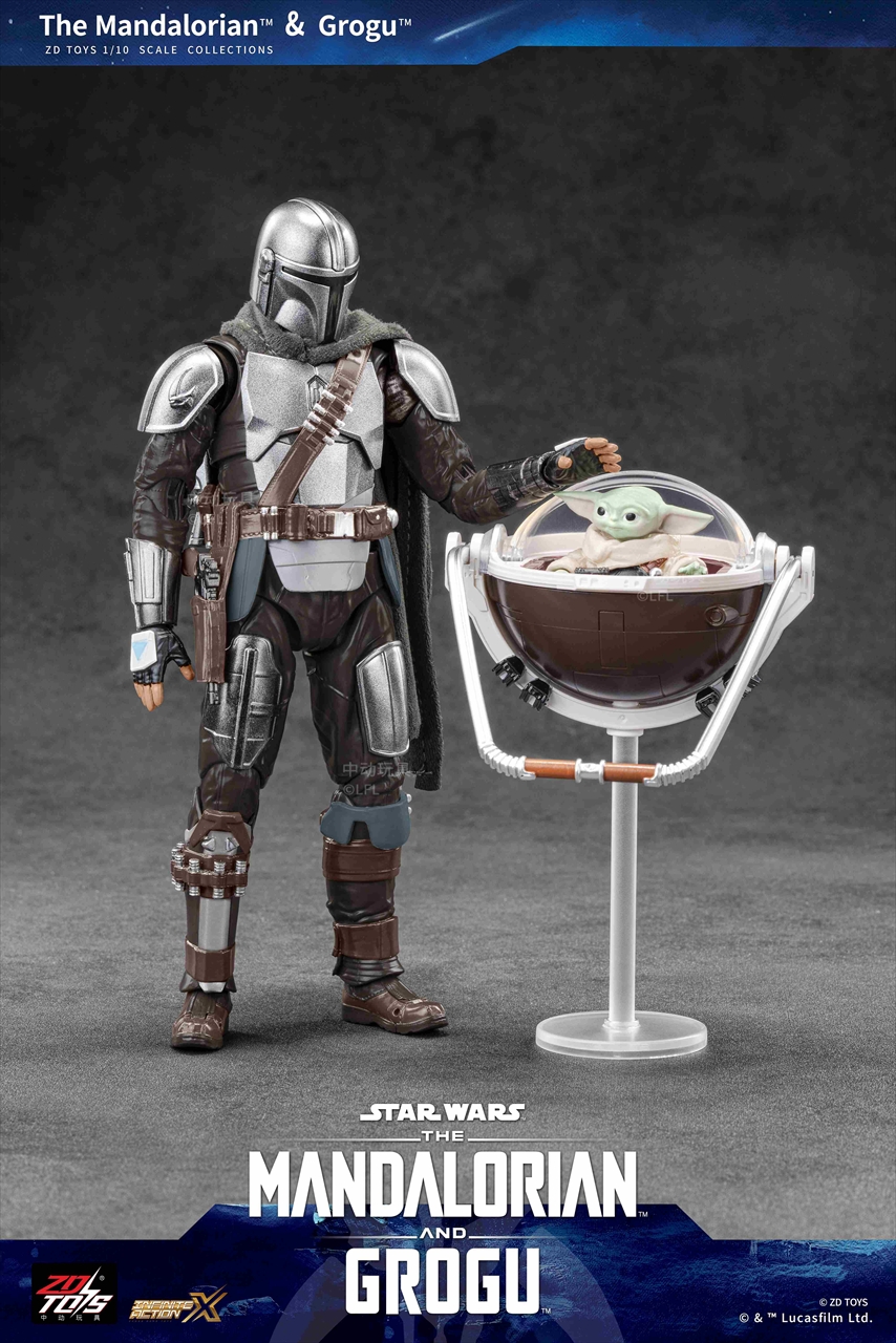 スター・ウォーズ アクションフィギュア マンダロリアン＆グローグー 2