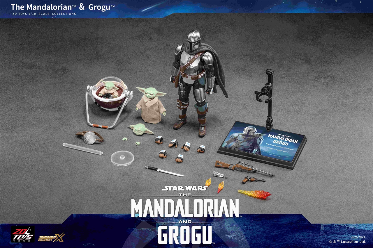 スター・ウォーズ アクションフィギュア マンダロリアン＆グローグー 4