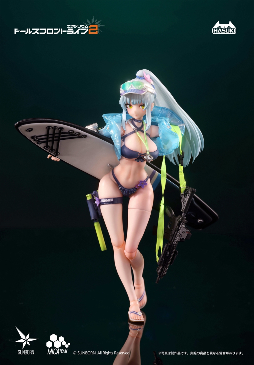 pocket art PA013 ドールズフロントライン2：エクシリウム クルカイ 蒼き軌跡Ver. 通常版 1/12 完成品アクションフィギュア 3