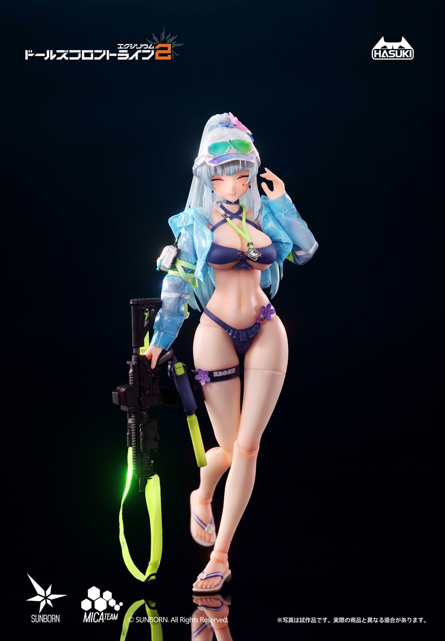 pocket art PA013 ドールズフロントライン2：エクシリウム クルカイ 蒼き軌跡Ver. 通常版 1/12 完成品アクションフィギュア 4