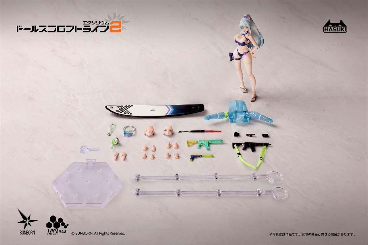pocket art PA013 ドールズフロントライン2：エクシリウム クルカイ 蒼き軌跡Ver. 通常版 1/12 完成品アクションフィギュア 7