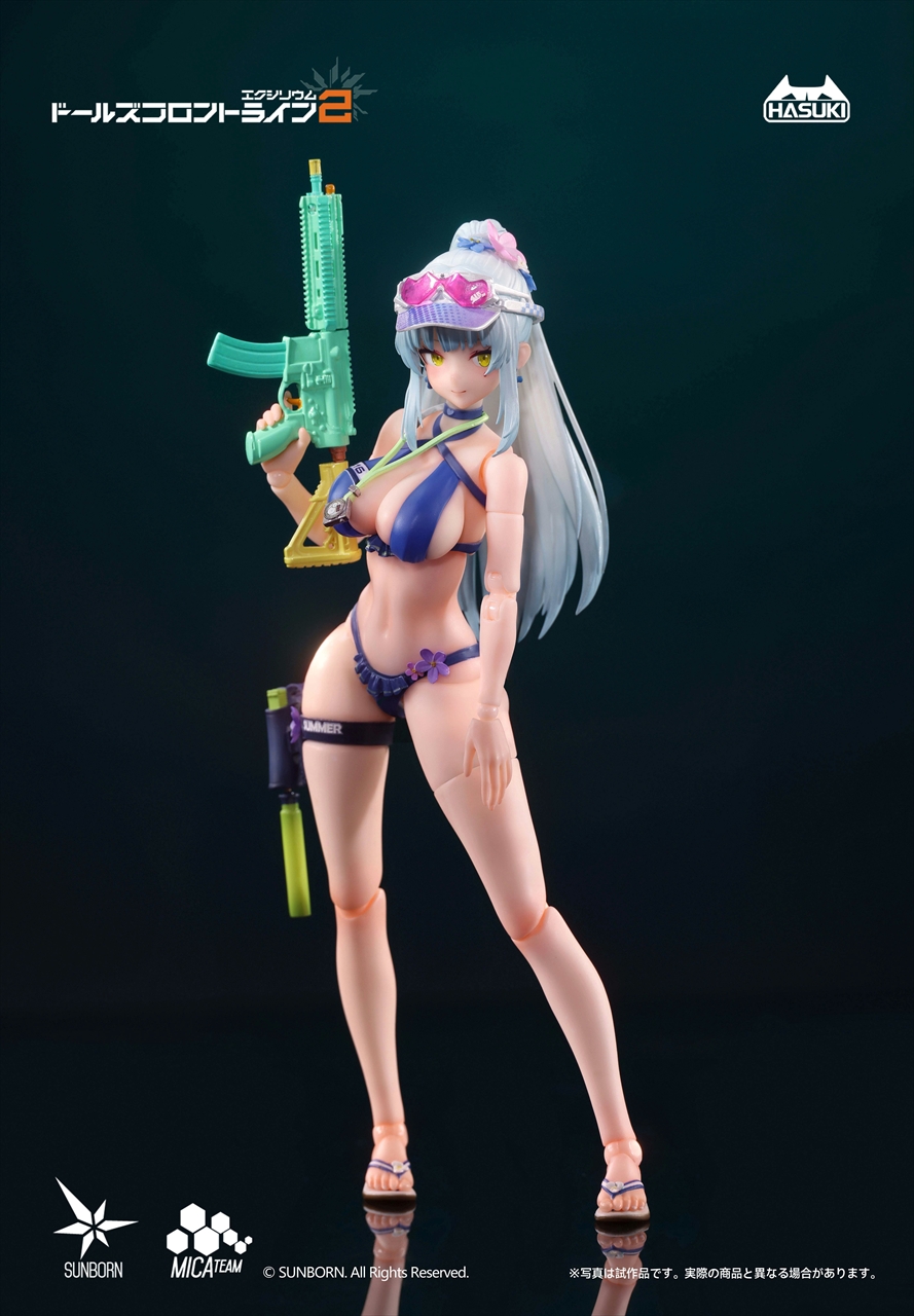 pocket art PA013 ドールズフロントライン2：エクシリウム クルカイ 蒼き軌跡Ver. 豪華版 1/12 完成品アクションフィギュア 6