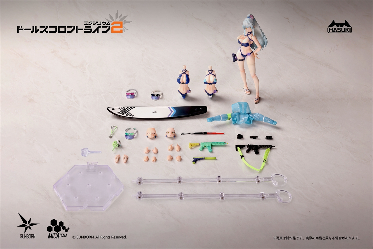 pocket art PA013 ドールズフロントライン2：エクシリウム クルカイ 蒼き軌跡Ver. 豪華版 1/12 完成品アクションフィギュア 7