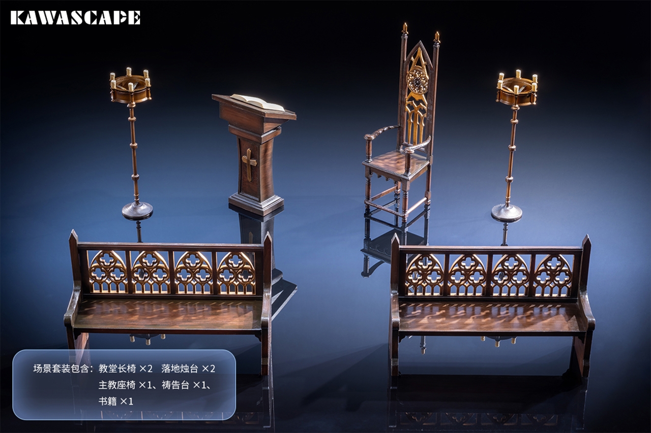 教会シチュエーション 1/12ジオラマ小物セット 7