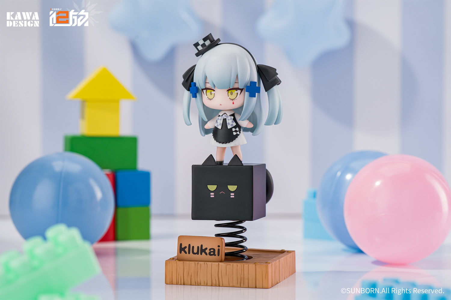 くろねこクルカイ バネフィギュア 塗装済み完成品フィギュア 15