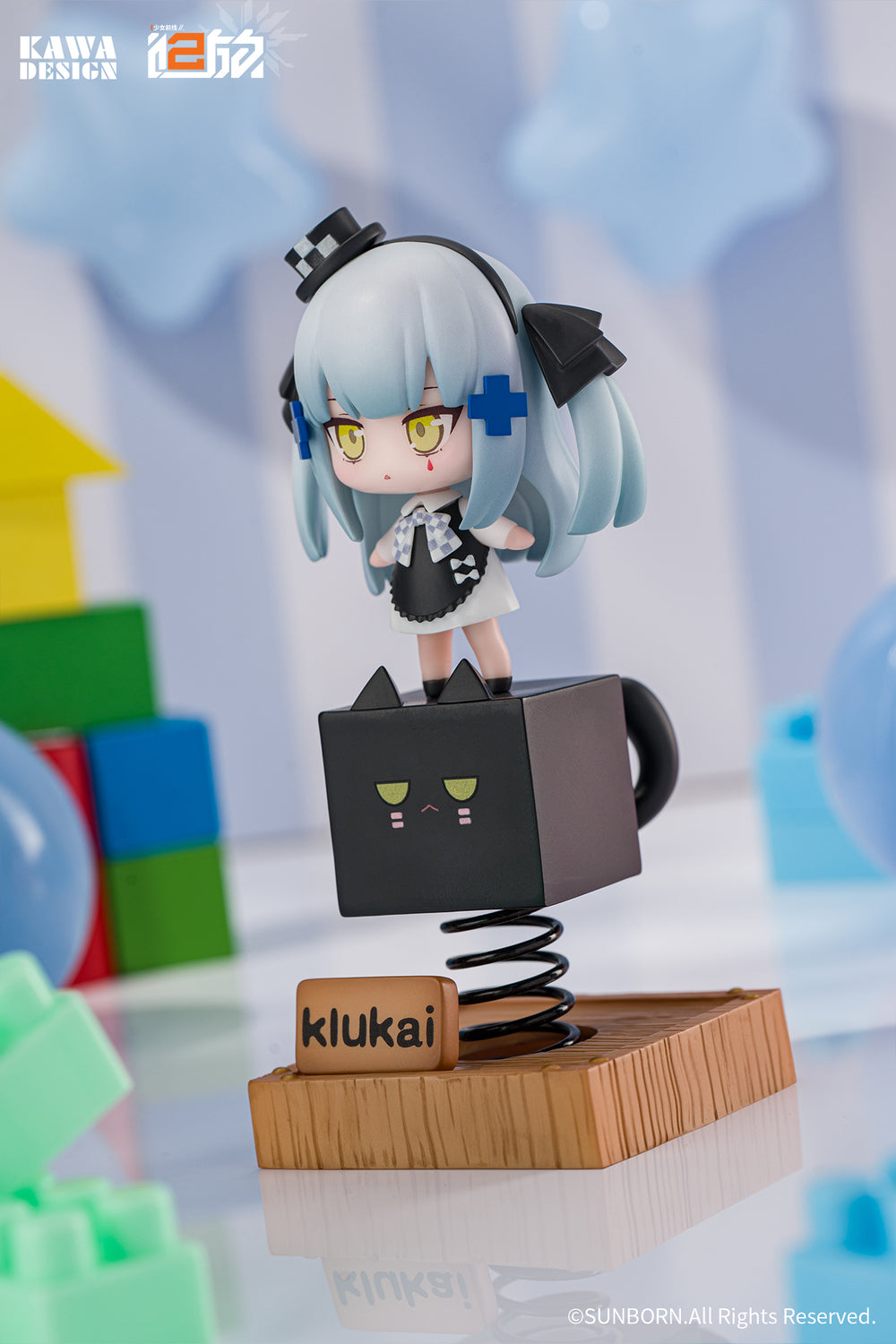 くろねこクルカイ バネフィギュア 塗装済み完成品フィギュア 18